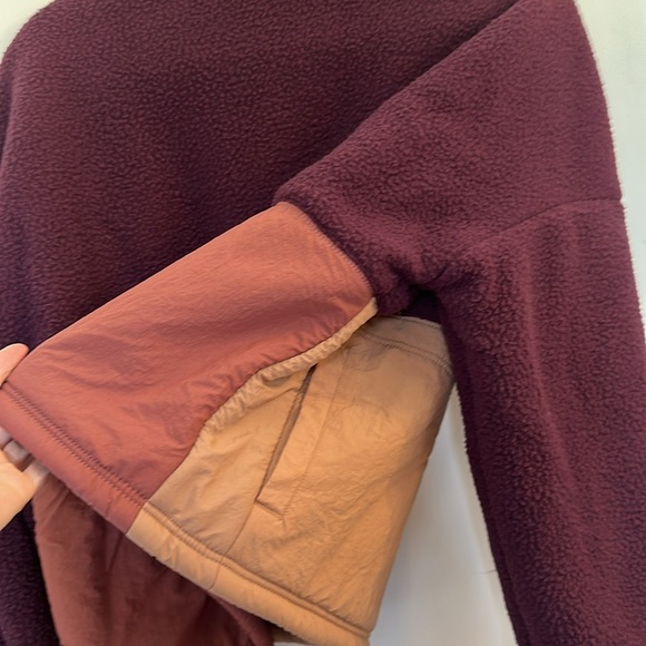 Fabletics Mallory Fleece burgundy driftscape Pullover XL - Picture 7 of 7